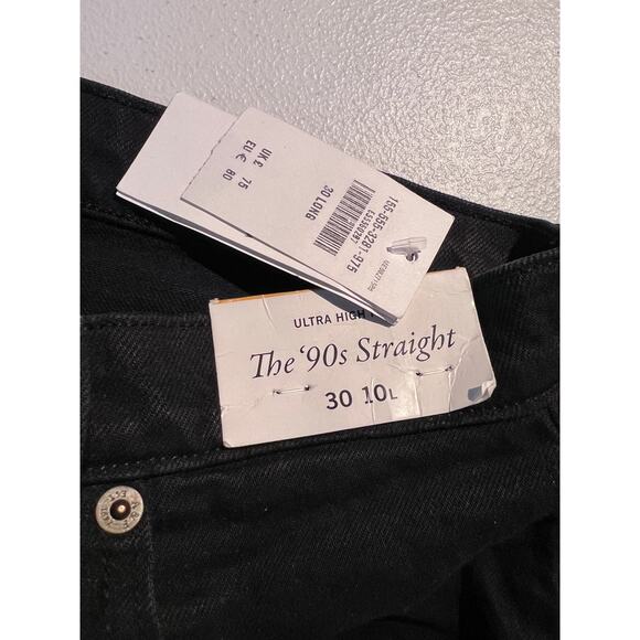 Abercrombie & Fitch Black Straight Leg Jeans - Long - Picture 6 of 7